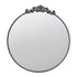 36" x 39" Classic Design Mirror with Round Shape and Baroque Inspired Frame for Bathroom, Entryway Console Lean Against Wall
