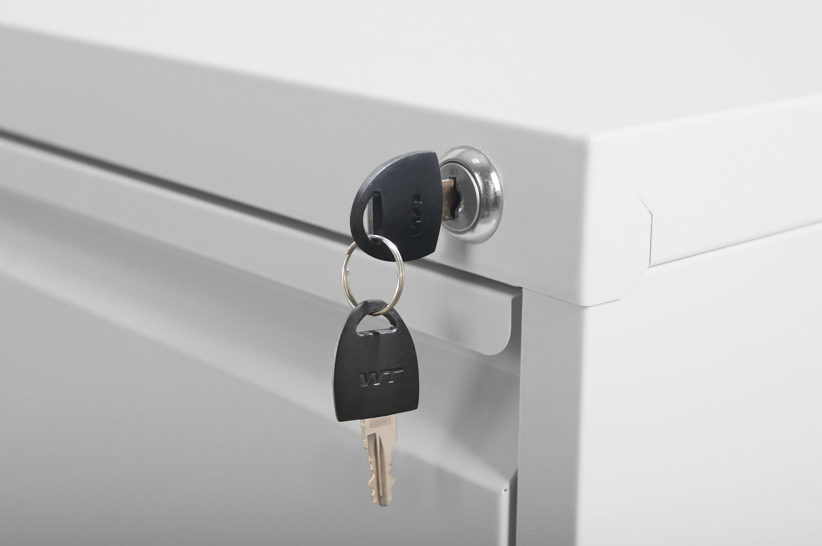 4 Drawer Metal Vertical File Cabinet with Lock Office Home Steel Vertical File Cabinet for A4 Legal/Letter Size