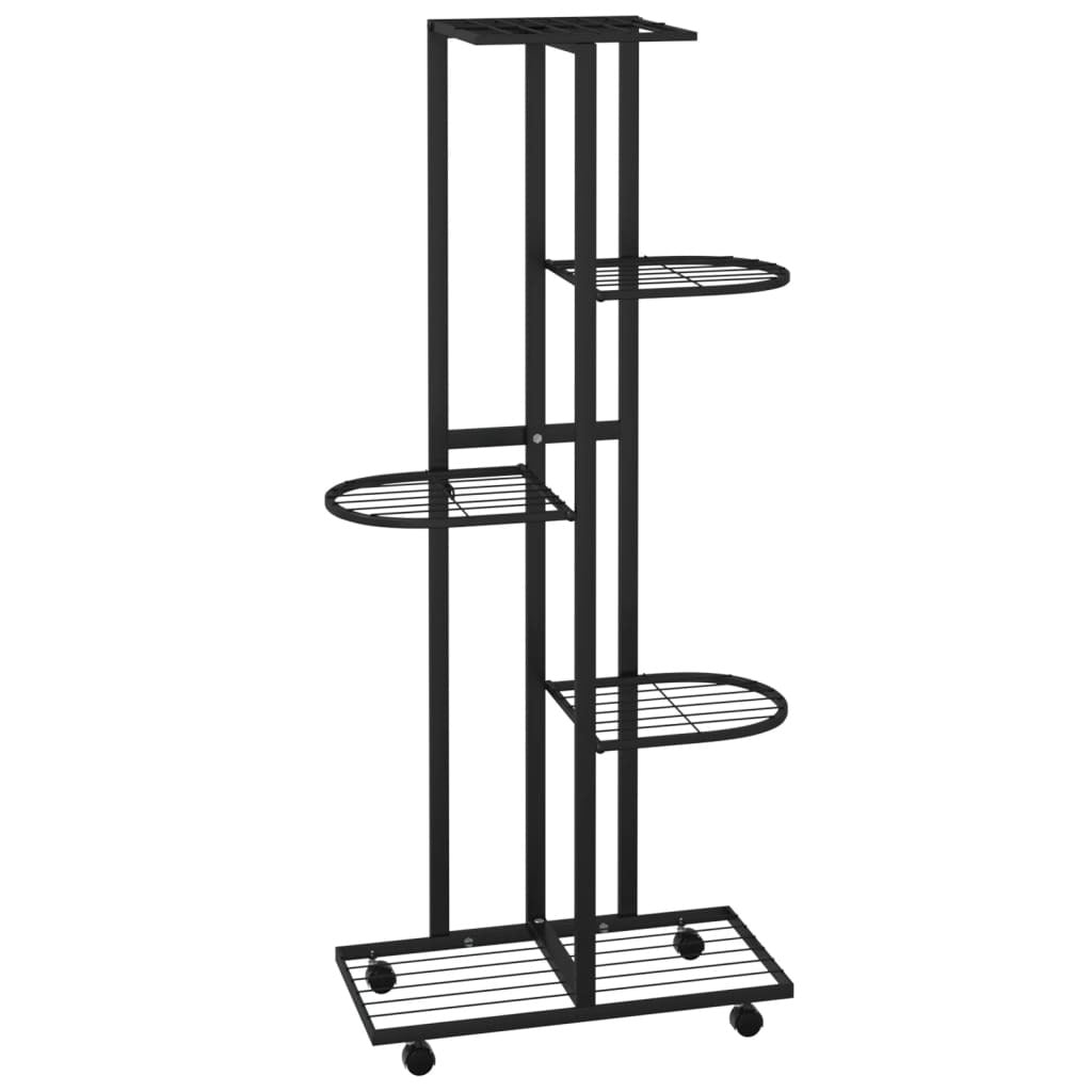 5-Floor Flower Stand with Wheels 17.3