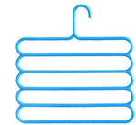 5 Layer Hanger Plastic Multipurpose Kitchen Towels Hanger, Space Saver Cabinet Hanger Multiple Clothe Hanger Tie Shawls Cabinet Organizer - WoodPoly.com