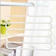 5 Layer Hanger Plastic Multipurpose Kitchen Towels Hanger, Space Saver Cabinet Hanger Multiple Clothe Hanger Tie Shawls Cabinet Organizer - WoodPoly.com