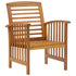 5 Piece Patio Lounge Set Solid Acacia Wood - WoodPoly.com