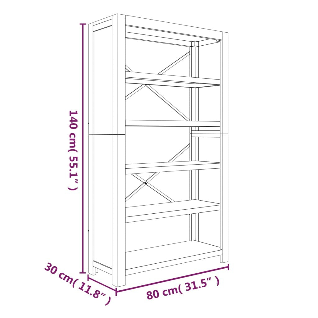 5-Tier Bookcase 31.5
