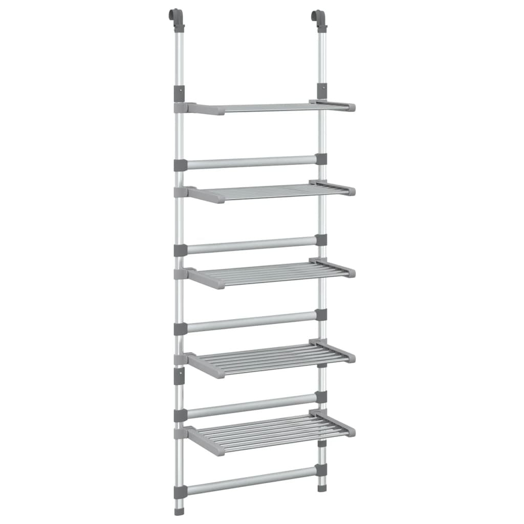5-Tier Hanging Laundry Drying Rack Aluminum