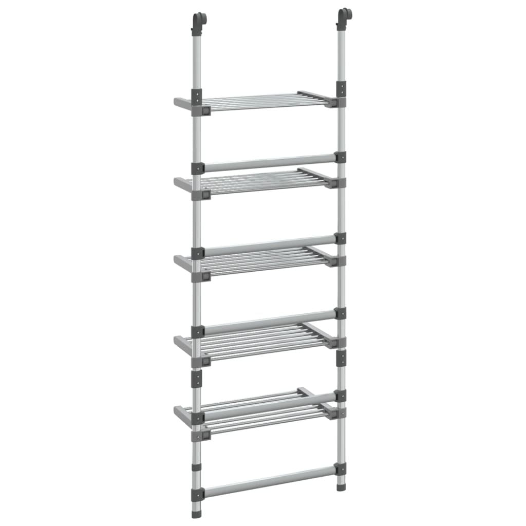 5-Tier Hanging Laundry Drying Rack Aluminum