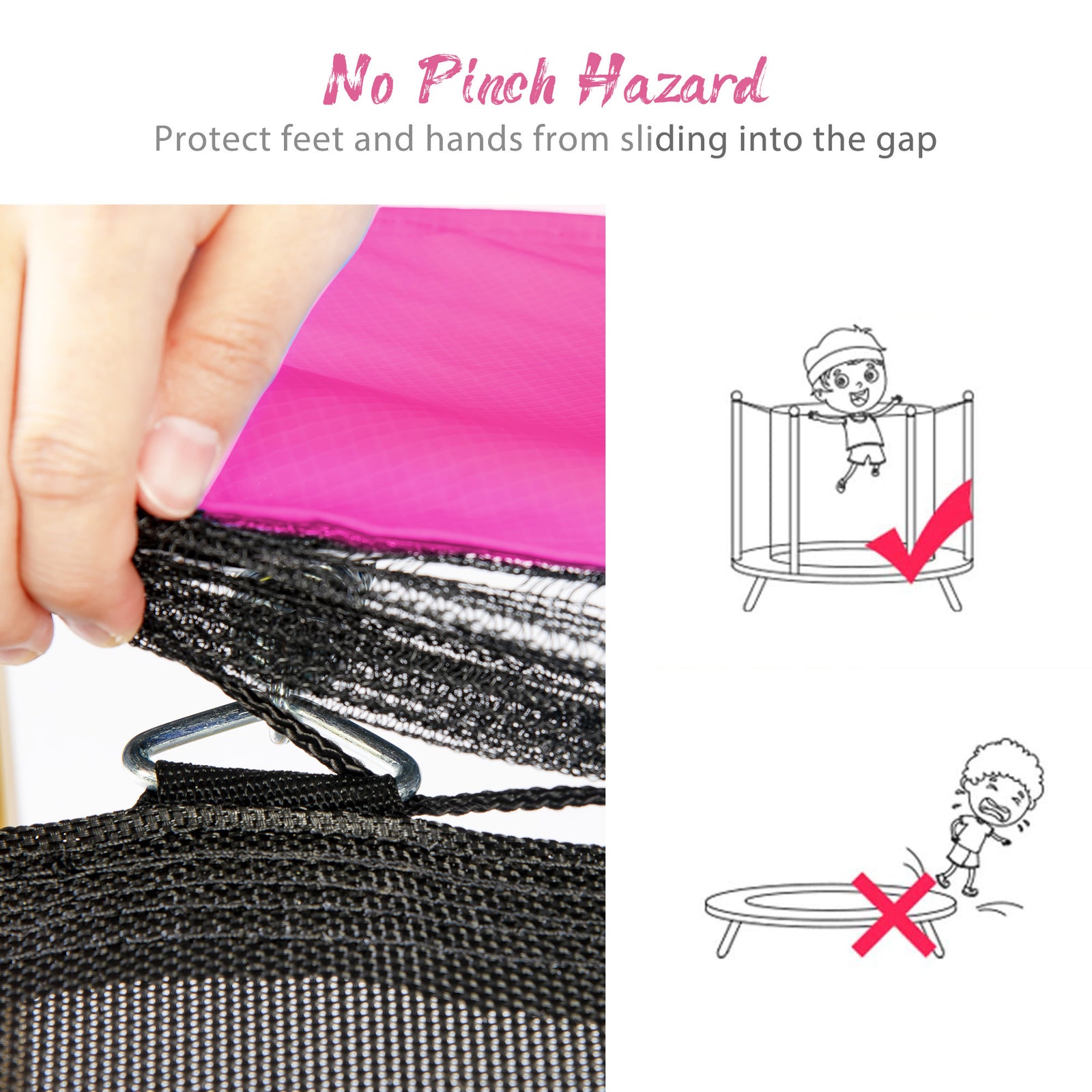 5.5FT Trampoline for Kids - 65