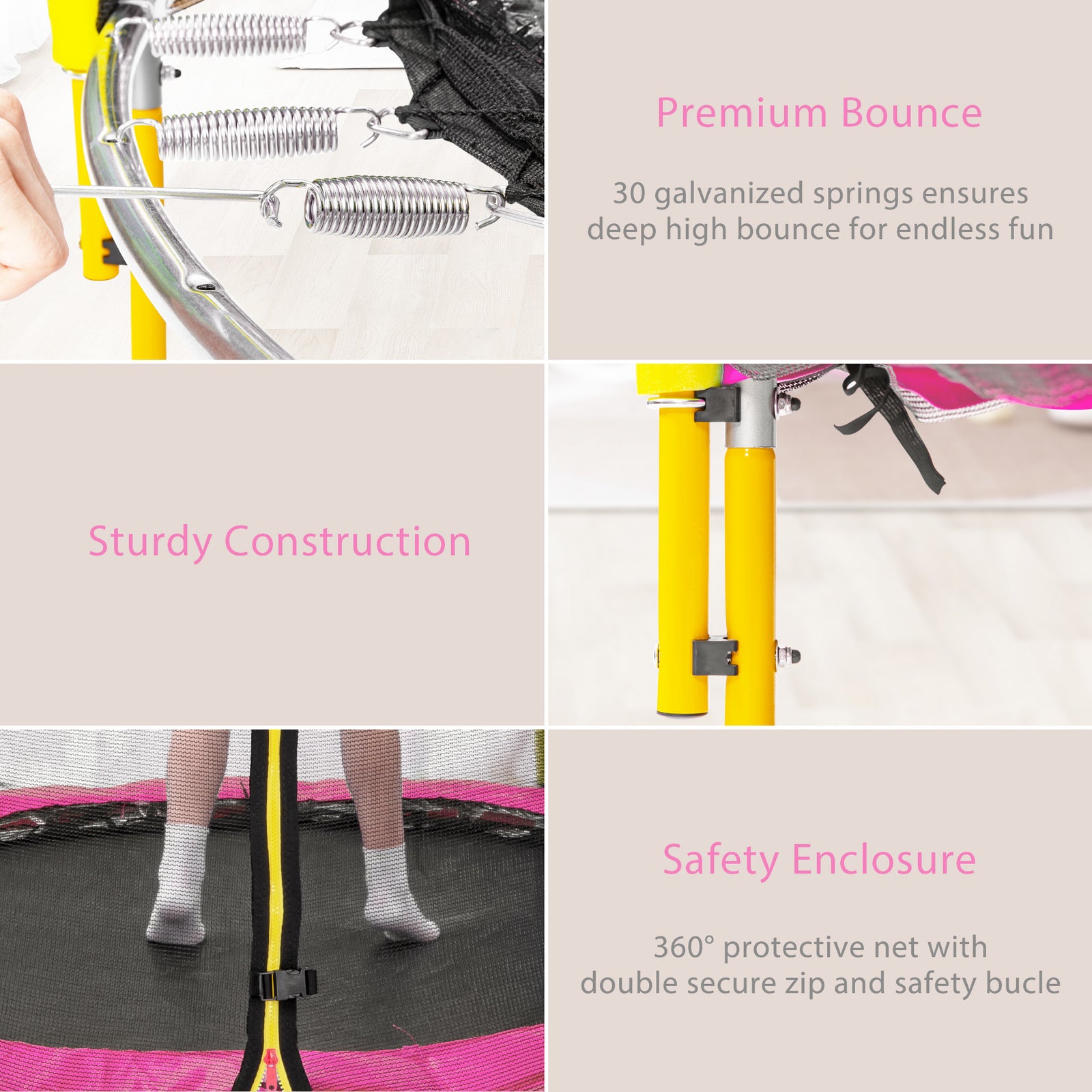 5.5FT Trampoline for Kids - 65