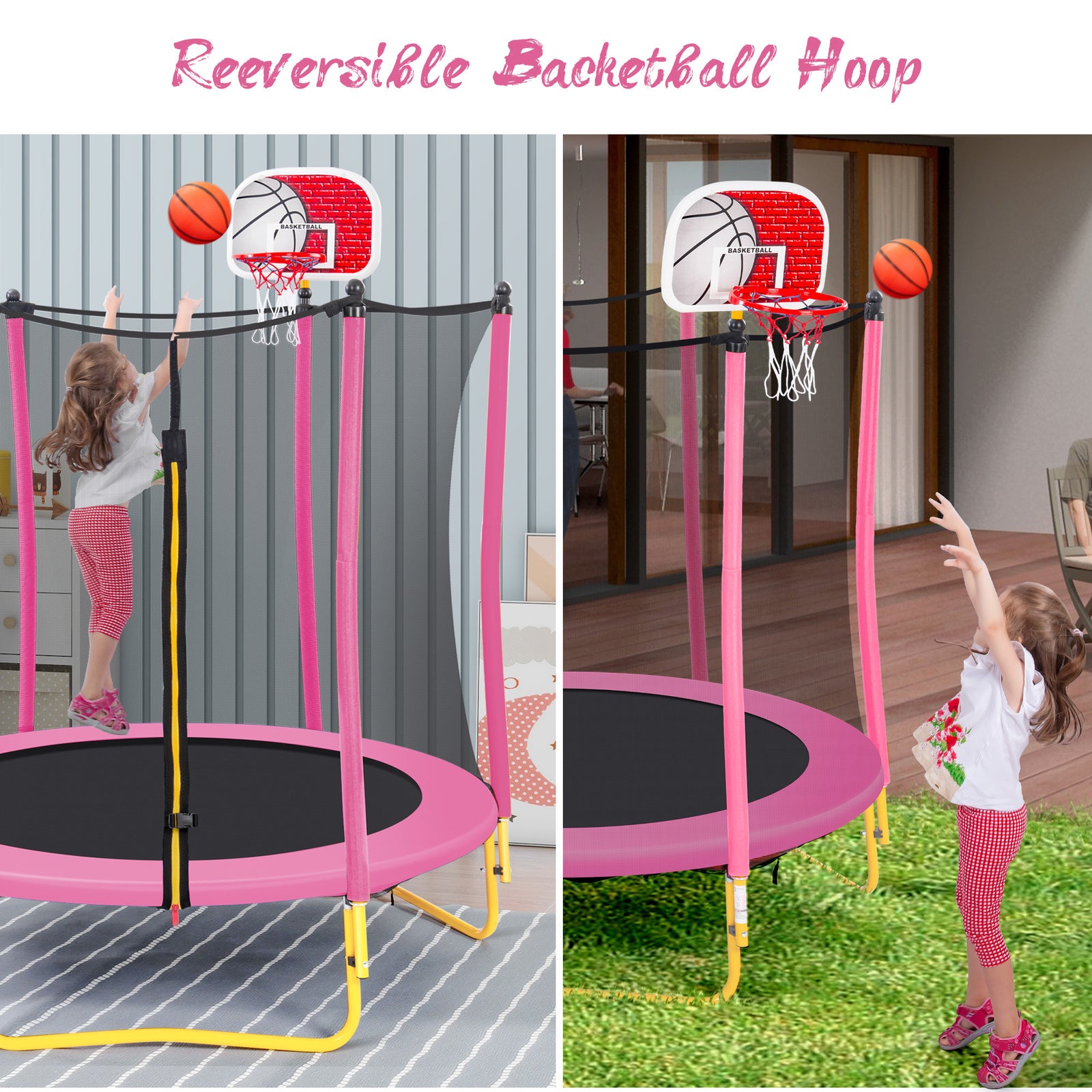 5.5FT Trampoline for Kids - 65