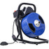 60FTx1/2Inch Drain Cleaner Machine Electric Drain Auger with 4 Cutter & Foot Switch Drain Cleaner Machine Sewer Snake Drill Drain Auger Cleaner for 1" to 4" Pipes