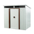 6ft x 5ft Outdoor Metal Storage Shed White