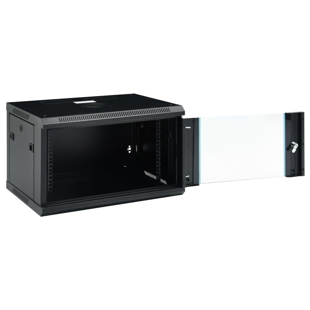 6U Wall Mounted Network Cabinet 19" IP20 23.6"x17.7"x14.8"