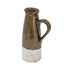 7" x 5" x 11" Candia Terracotta Pitcher, Sienna Brown
