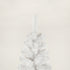 7.5FT White Slim Artificial Christmas Tree Includes Foldable Metal Stand