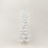 7.5FT White Slim Artificial Christmas Tree Includes Foldable Metal Stand