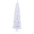 7.5FT White Slim Artificial Christmas Tree Includes Foldable Metal Stand