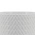 8" CHEVRON PLANTER W/ STAND, WHITE