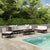9 Piece Patio Lounge Set with Cushions Poly Rattan Brown - WoodPoly.com