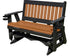 Glider Handmade by Amish Artisans in USA Poly Lumber wood Mission Series Porch Glider Heavy Duty Everlasting PolyTuf HDPE