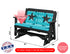 Glider Handmade by Amish Artisans in USA Poly Lumber wood Star Series Porch Glider Heavy Duty Everlasting PolyTuf HDPE