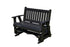 Amish Made Mission Series Poly Plastic Lumber Wood Glider Premium Colors Made in USA HDPE with No wood fibers Memorial Patio Porch Glider English design 1000 lbs Limit+G4:G5