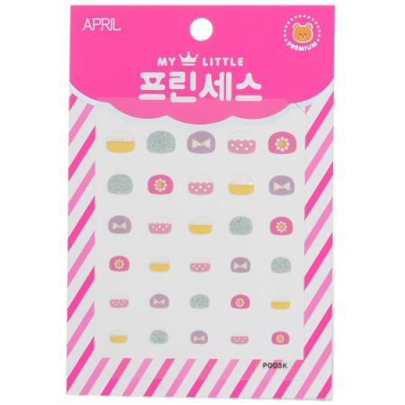 APRIL KOREA - Princess Kids Nail Sticker - # P003K 041176 1pack