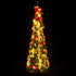Artificial Christmas Tree Pop-up 150 LEDs Green 70.9"