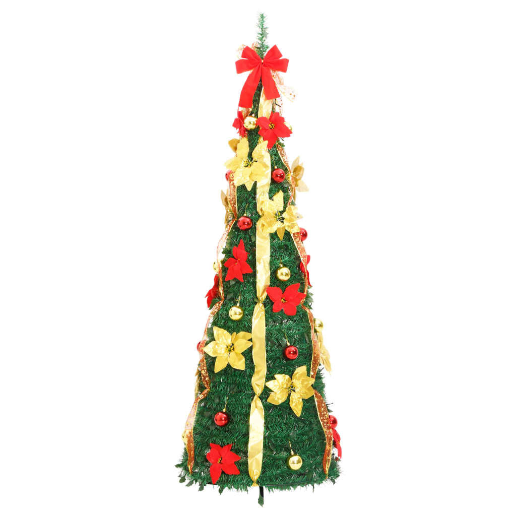 Artificial Christmas Tree Pop-up 150 LEDs Green 70.9