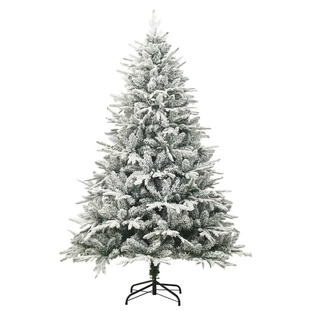 Artificial Christmas Tree with Flocked Snow Green 70.9