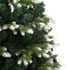 Artificial Hinged Christmas Tree with Flocked Snow 59.1"