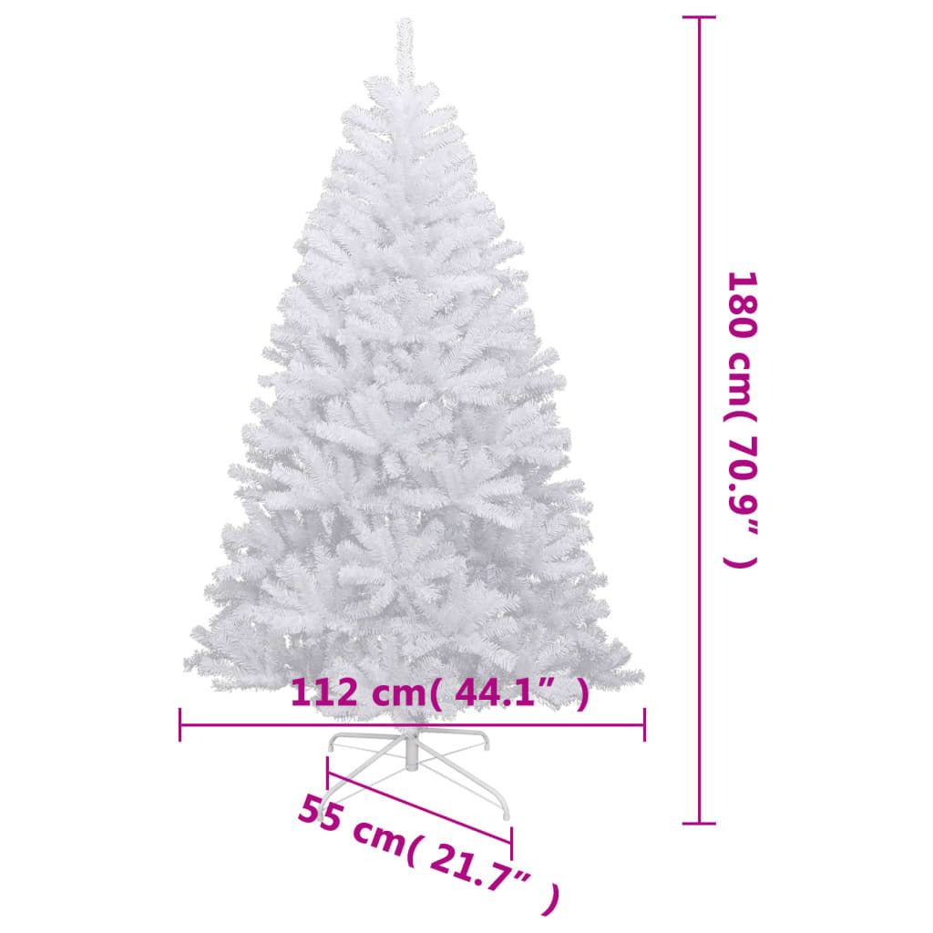 Artificial Hinged Christmas Tree with Flocked Snow 70.9