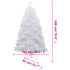 Artificial Hinged Christmas Tree with Flocked Snow 70.9"