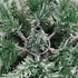 Artificial Hinged Christmas Tree with Flocked Snow 70.9"