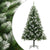 Artificial Hinged Christmas Tree with Flocked Snow 70.9"