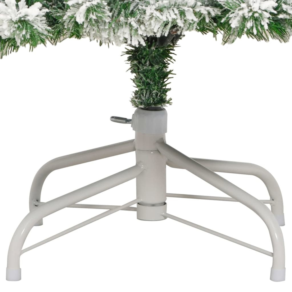 Artificial Hinged Christmas Tree with Flocked Snow 70.9