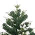 Artificial Hinged Christmas Tree with Flocked Snow 70.9"