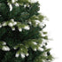 Artificial Hinged Christmas Tree with Flocked Snow 70.9"