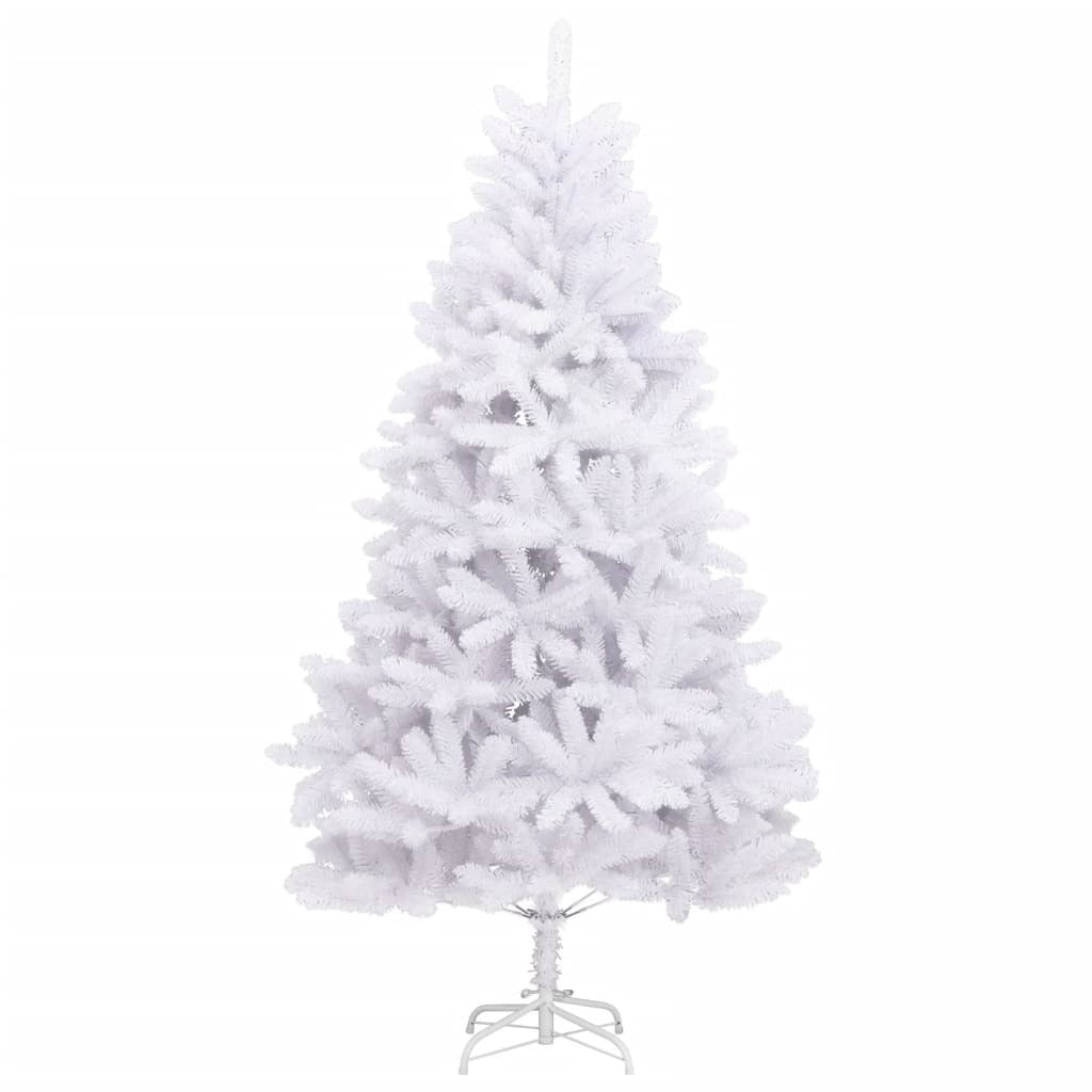 Artificial Hinged Christmas Tree with Stand White 70.9