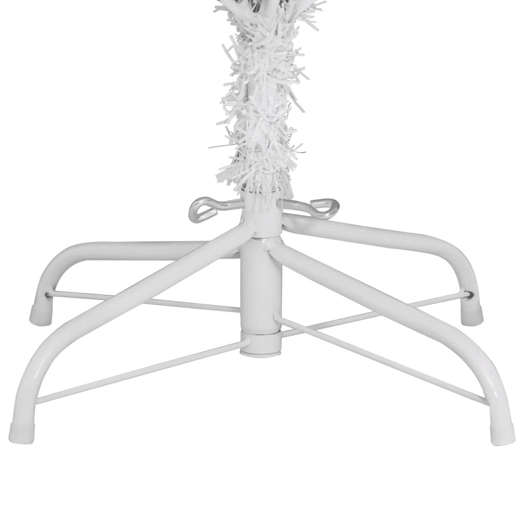 Artificial Hinged Christmas Tree with Stand White 70.9