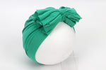 Baby Girls Headwrap Bowknot Cotton Cloth Turban Toddler Ear Hat Kids Head Cap Baby Hats - WoodPoly.com