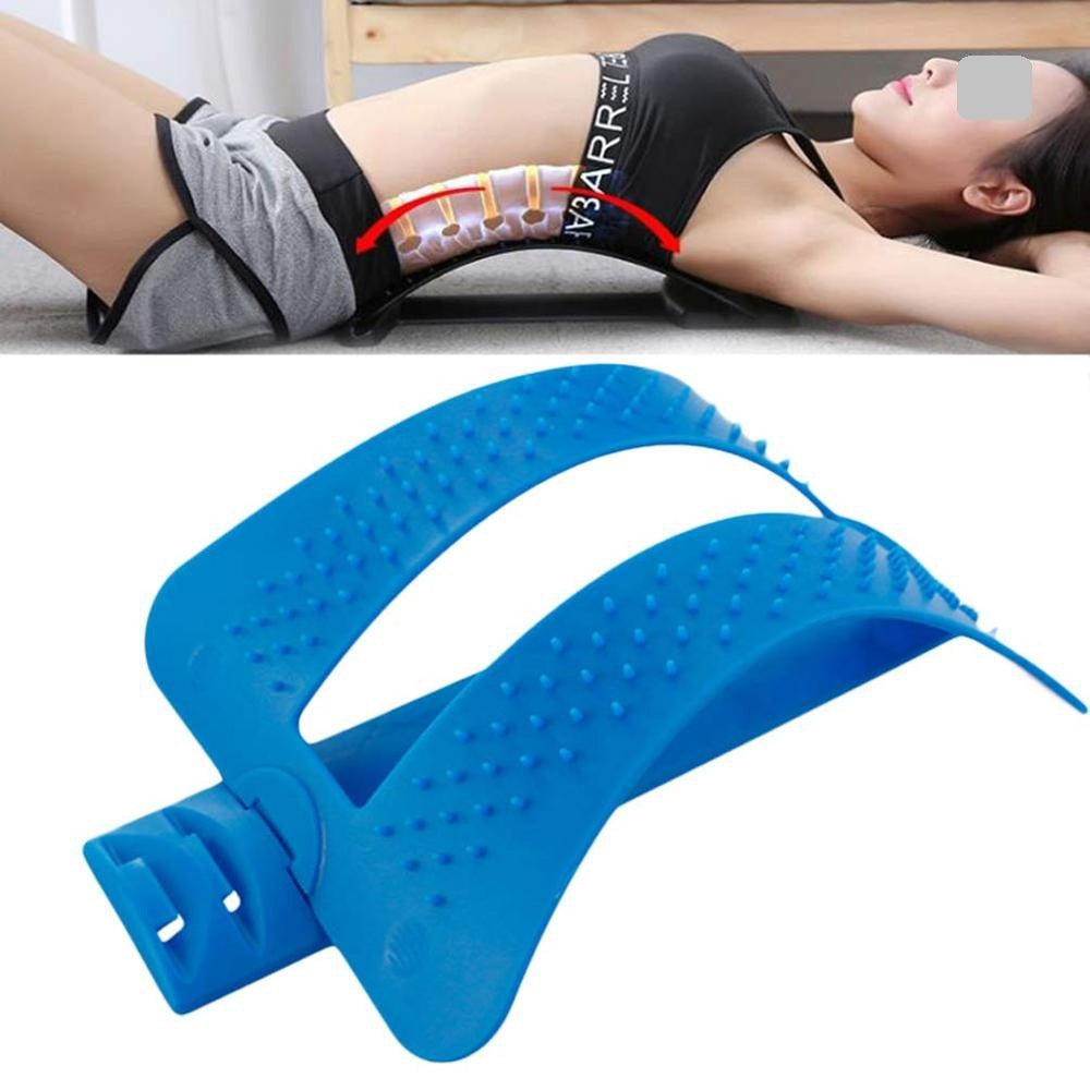 Back Massager Lumbar Support Multi-Level Lumbar Traction Back Stretching Device Stretcher Spinal Pain Relieve Back Muscle Pain Relief - WoodPoly.com