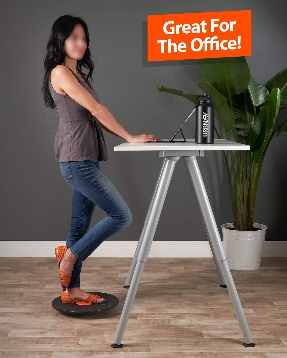 Balancing Board Standing Desk Balance Board for Under Desk Exercise Helps Increase Strength and Flexibility Full Body Exercise Balance Stability Trainer - WoodPoly.com