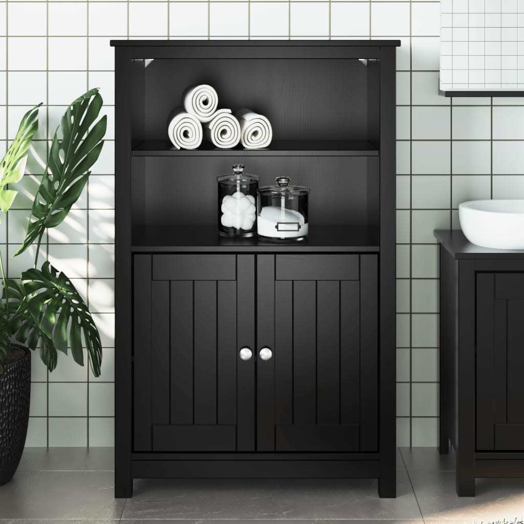 Bathroom Cabinet BERG Black 27.4