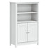 Bathroom Cabinet BERG White 27.4"x13.4"x43.3" Solid Wood Pine