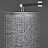 Bathroom Luxury Rain Mixer Combo Set Wall Mounted Rainfall Shower Head System Polished Chrome, (Contain Faucet Rough-in Valve Body and Trim)