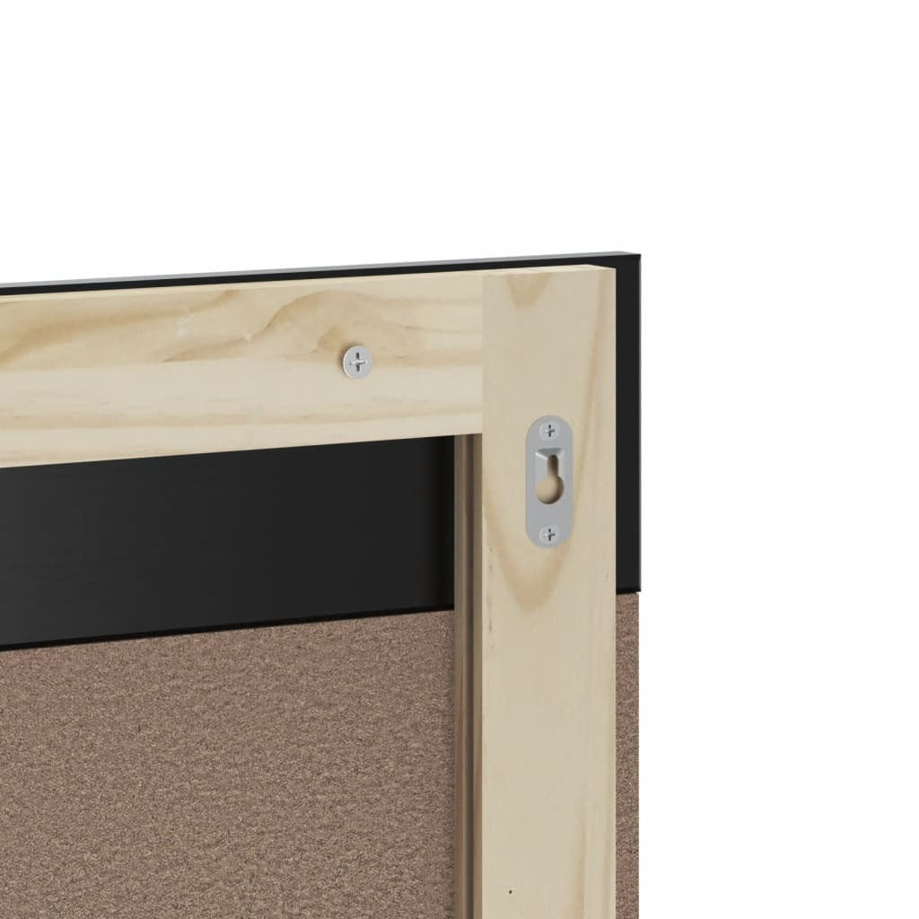 Bathroom Mirror with Shelf BERG Black 23.6