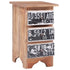 Bedside Cabinet 11.8"x11.8"x20.1" Solid Reclaimed Wood