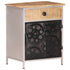 Bedside Cabinet 15.7"x11.8"x19.7" Rough Mango Wood - WoodPoly.com