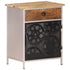 Bedside Cabinet 15.7"x11.8"x19.7" Rough Mango Wood - WoodPoly.com