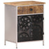 Bedside Cabinet 15.7"x11.8"x19.7" Rough Mango Wood - WoodPoly.com