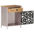Bedside Cabinet 15.7"x11.8"x19.7" Rough Mango Wood - WoodPoly.com